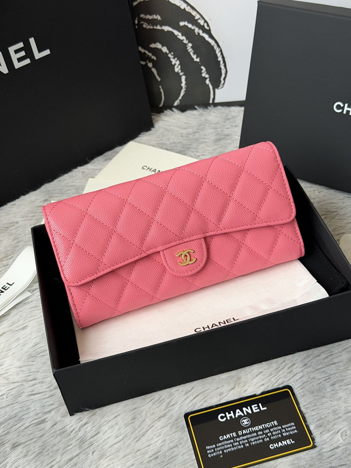 最高級シャネルスーパーコピー CHANEL マトラッセ クラシック ロング フラップ ウォレット ピンク AP0241 Y01864 NG750 シャネルの財布を持つ 女 - 画像 (12)