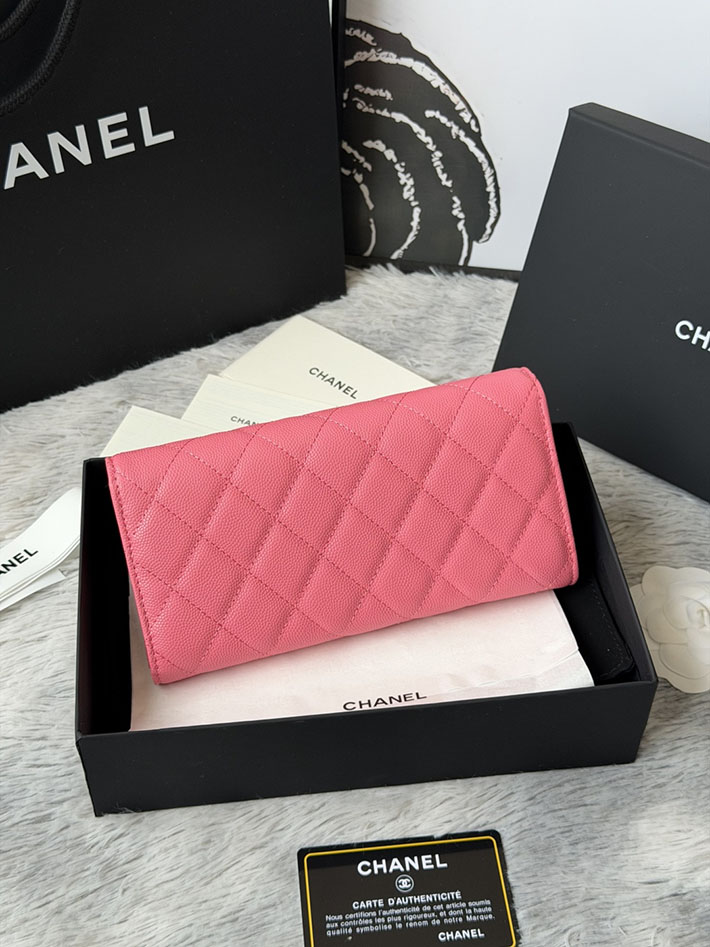 最高級シャネルスーパーコピー CHANEL マトラッセ クラシック ロング フラップ ウォレット ピンク AP0241 Y01864 NG750 シャネルの財布を持つ 女 - 画像 (11)