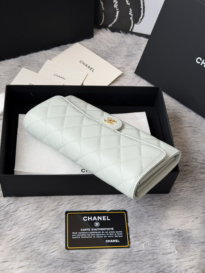 最高級シャネルスーパーコピー CHANEL マトラッセ クラシック ロング フラップ ウォレット ライトブルー AP0241 Y01864 N0195 シャネル 財布 人気ランキング - 画像 (9)