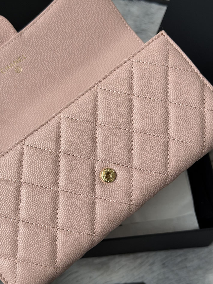 最高級シャネルスーパーコピー CHANEL マトラッセ クラシック ロング フラップ ウォレット ベビーピンク AP0241 Y01864 NR644 シャネル 財布 安い - 画像 (4)