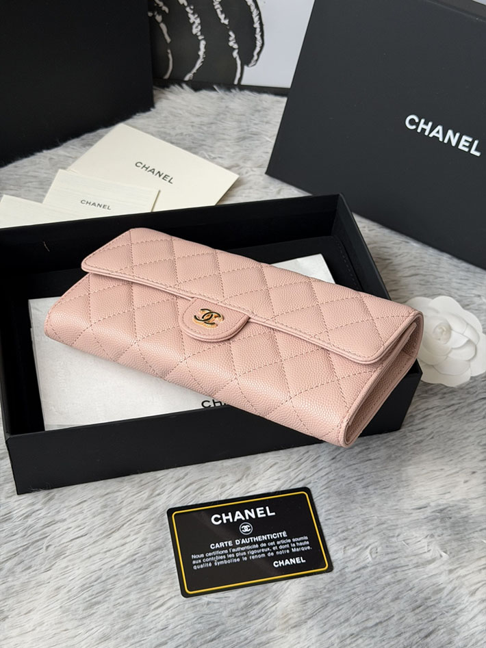 最高級シャネルスーパーコピー CHANEL マトラッセ クラシック ロング フラップ ウォレット ベビーピンク AP0241 Y01864 NR644 シャネル 財布 安い - 画像 (10)