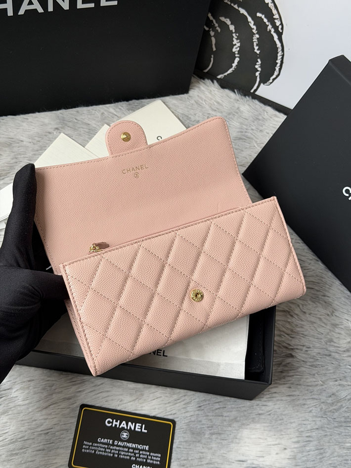 最高級シャネルスーパーコピー CHANEL マトラッセ クラシック ロング フラップ ウォレット ベビーピンク AP0241 Y01864 NR644 シャネル 財布 安い - 画像 (6)