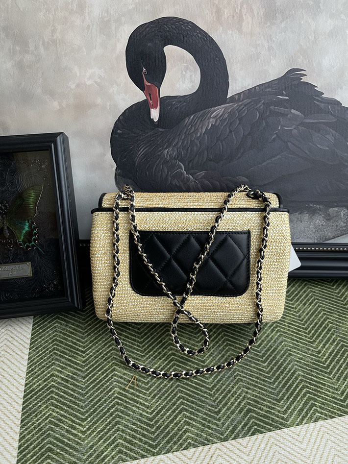最高級シャネルスーパーコピー CHANEL 2026新作 スモールフラップ バッグ ナチュラル ブラック AS6017-B22647-U6028 シャネルバッグコピー - 画像 (8)