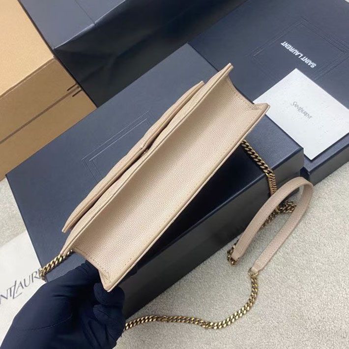 最高級サンローランスーパーコピー Saint Laurent パリ チェーンウォレット ベージュ 871149AAGOZ2721 サンローラン チェーン ウォレット ミニ - 画像 (7)