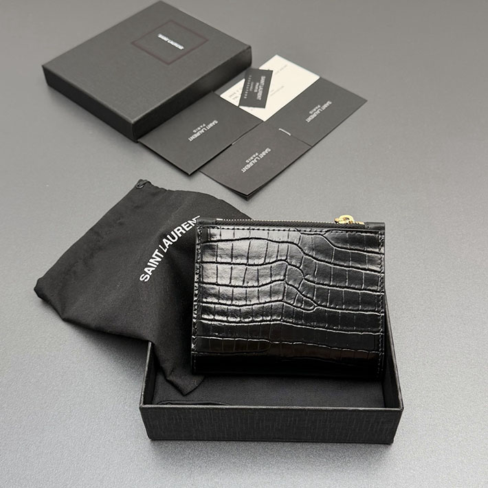 最高級サンローランスーパーコピー Saint Laurent アップタウン コンパクトウォレット ブラック 2634233 サンローラン 財布 アウトレット - 画像 (9)