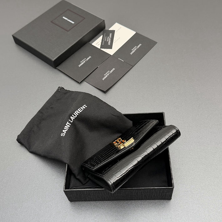 最高級サンローランスーパーコピー Saint Laurent アップタウン コンパクトウォレット ブラック 2634233 サンローラン 財布 アウトレット - 画像 (8)