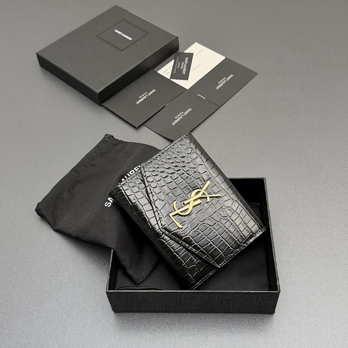 最高級サンローランスーパーコピー Saint Laurent アップタウン コンパクトウォレット ブラック 2634233 サンローラン 財布 アウトレット - 画像 (6)