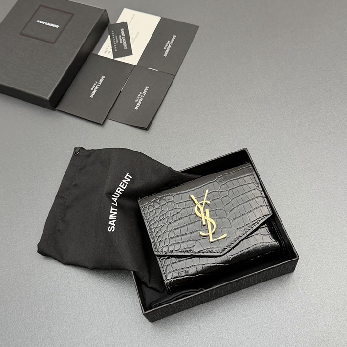 最高級サンローランスーパーコピー Saint Laurent アップタウン コンパクトウォレット ブラック 2634233 サンローラン 財布 アウトレット - 画像 (2)