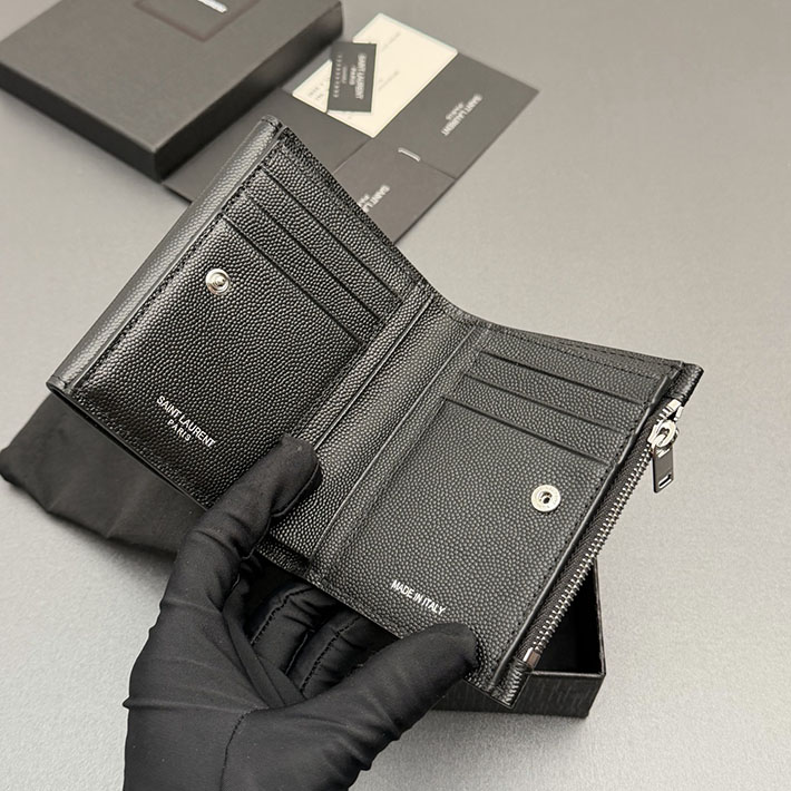 最高級サンローランスーパーコピー Saint Laurent アップタウン コンパクトウォレット ブラック 2634235 サン ローラン 財布 レディース - 画像 (4)