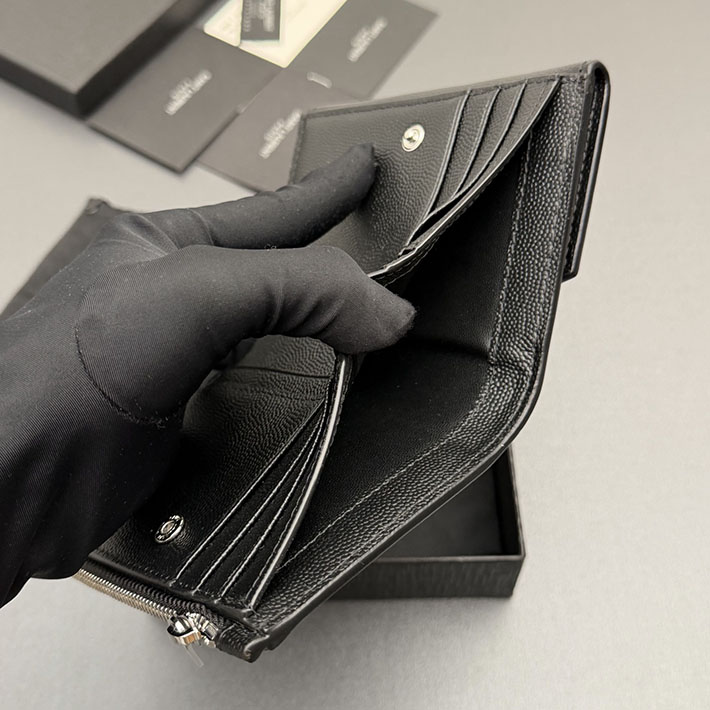 最高級サンローランスーパーコピー Saint Laurent アップタウン コンパクトウォレット ブラック 2634235 サン ローラン 財布 レディース - 画像 (3)