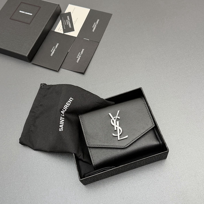 最高級サンローランスーパーコピー Saint Laurent アップタウン コンパクトウォレット ブラック 2634235 サン ローラン 財布 レディース - 画像 (2)