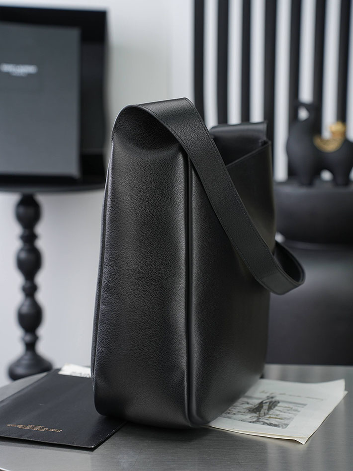 最高級サンローランスーパーコピー Saint Laurent LE 5 À 7 ソフト ラージ グレインレザー ブラック 753837AAAUQ1000 サンローラン バッグ アウトレット - 画像 (9)