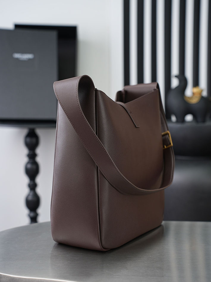 最高級サンローランスーパーコピー Saint Laurent LE 5 À 7 ソフト ラージ グレインレザー ボルドー 753837AAAUQ6475 サンローラン バッグ ショルダー - 画像 (9)