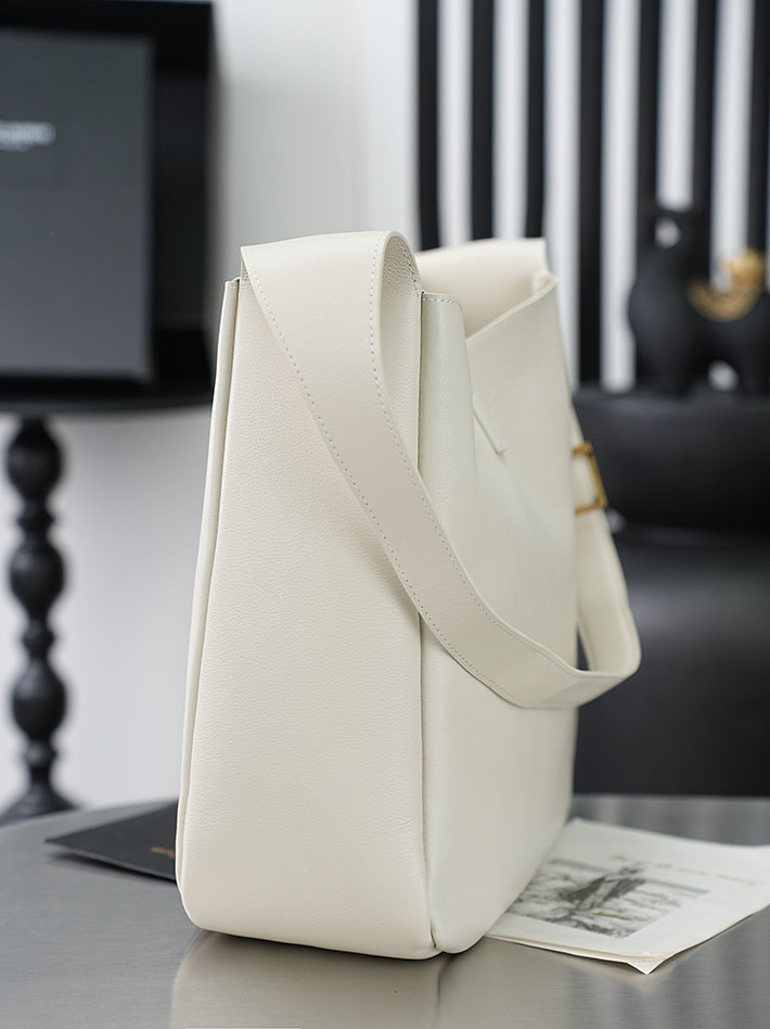 最高級サンローランスーパーコピー Saint Laurent LE 5 À 7 ソフト ラージ グレインレザー ホワイト 753837AAAUQ9207 サンローラン バッグ 人気ランキング - 画像 (9)
