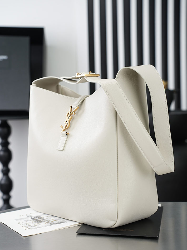最高級サンローランスーパーコピー Saint Laurent LE 5 À 7 ソフト ラージ グレインレザー ホワイト 753837AAAUQ9207 サンローラン バッグ 人気ランキング - 画像 (8)