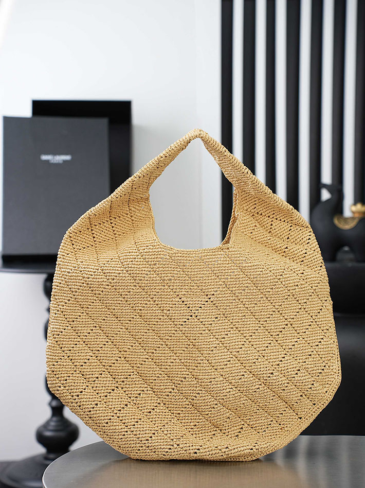 最高級サンローランスーパーコピー Saint Laurent イカール ホーボー ラフィア ナチュラル 868740GAAGT2791 サンローラン ホーボーバッグ - 画像 (8)