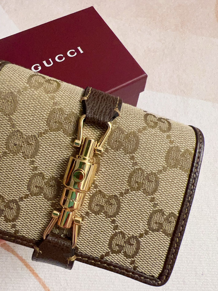 グッチ 財布 アウトレット GUCCI ジャッキー ミディアム ウォレット サンド&ダークブラウン 867166 FAFV2 9651 グッチ 財布 新作 2026 - 画像 (9)