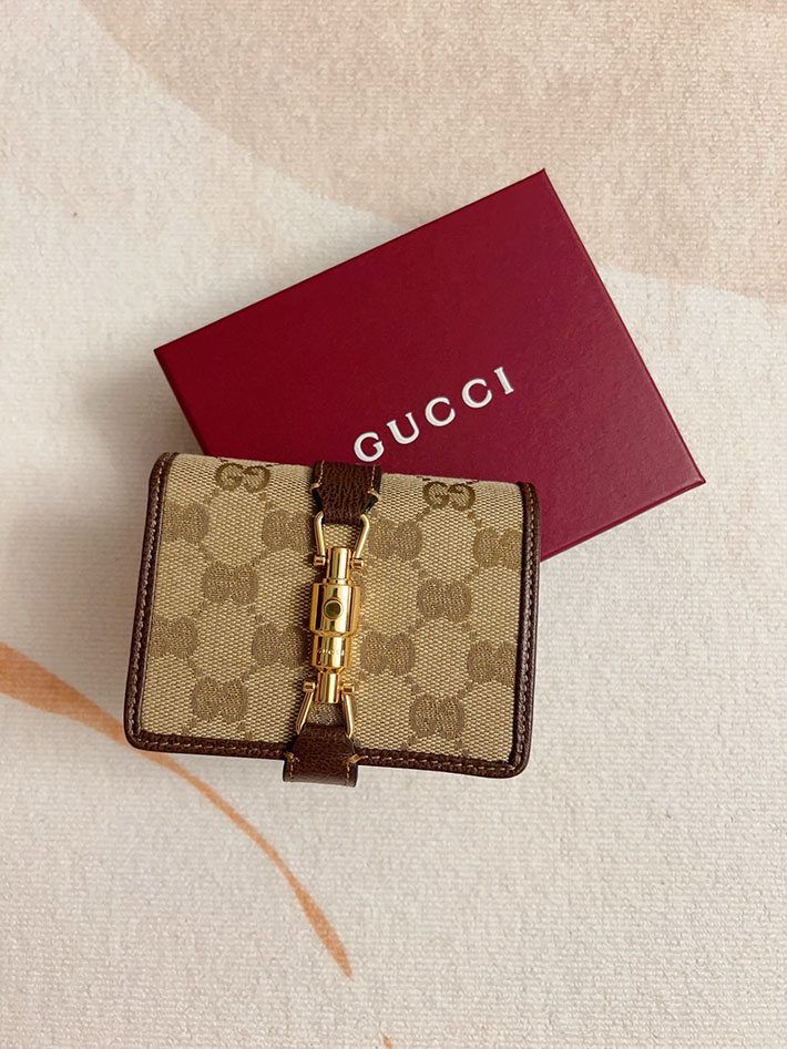グッチ 財布 アウトレット GUCCI ジャッキー ミディアム ウォレット サンド&ダークブラウン 867166 FAFV2 9651 グッチ 財布 新作 2026 - 画像 (3)