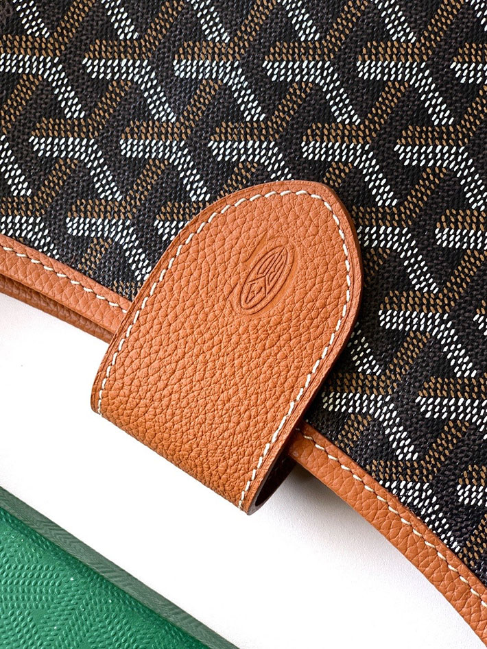 最高級ゴヤールスーパーコピー GOYARD クロスボディ バッグ ミュゼット PM ブラウン ブラック MUSETTPMLTY03TY01P ゴヤールバッグコピー - 画像 (6)
