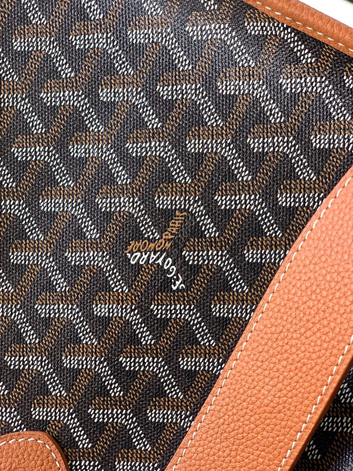 最高級ゴヤールスーパーコピー GOYARD クロスボディ バッグ ミュゼット PM ブラウン ブラック MUSETTPMLTY03TY01P ゴヤールバッグコピー - 画像 (5)