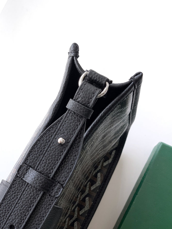 最高級ゴヤールスーパーコピー GOYARD クロスボディ バッグ ミュゼット PM ブラック MUSETTPMLTY01TY01P ゴヤール バッグ アウトレット - 画像 (5)