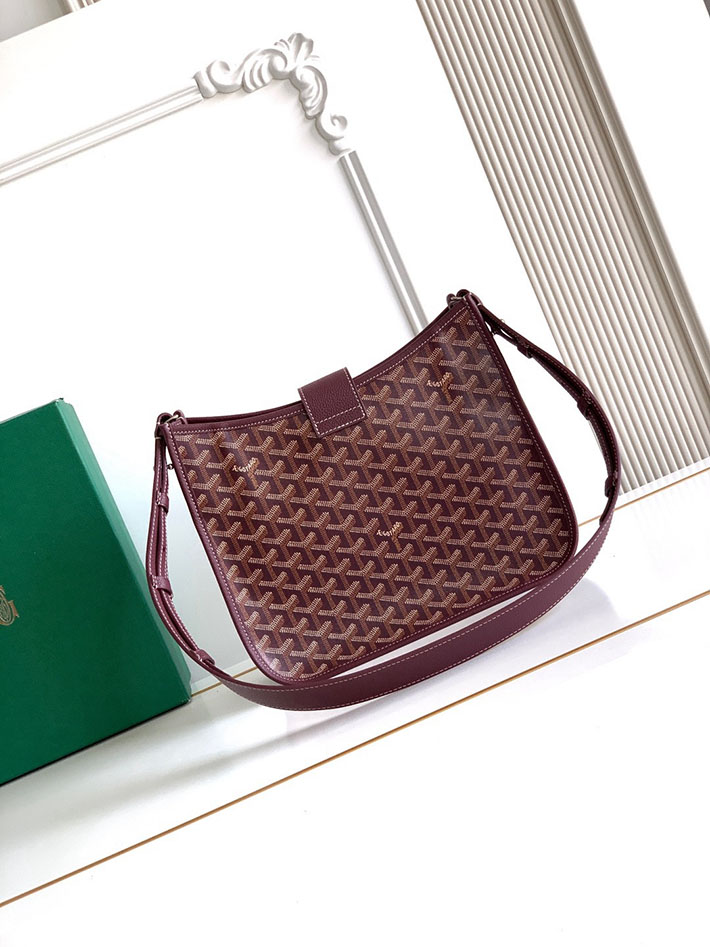 最高級ゴヤールスーパーコピー GOYARD クロスボディ バッグ ミュゼット PM バーガンディ MUSETTPMLTY33TY33P ゴヤール バッグ 定価 - 画像 (8)