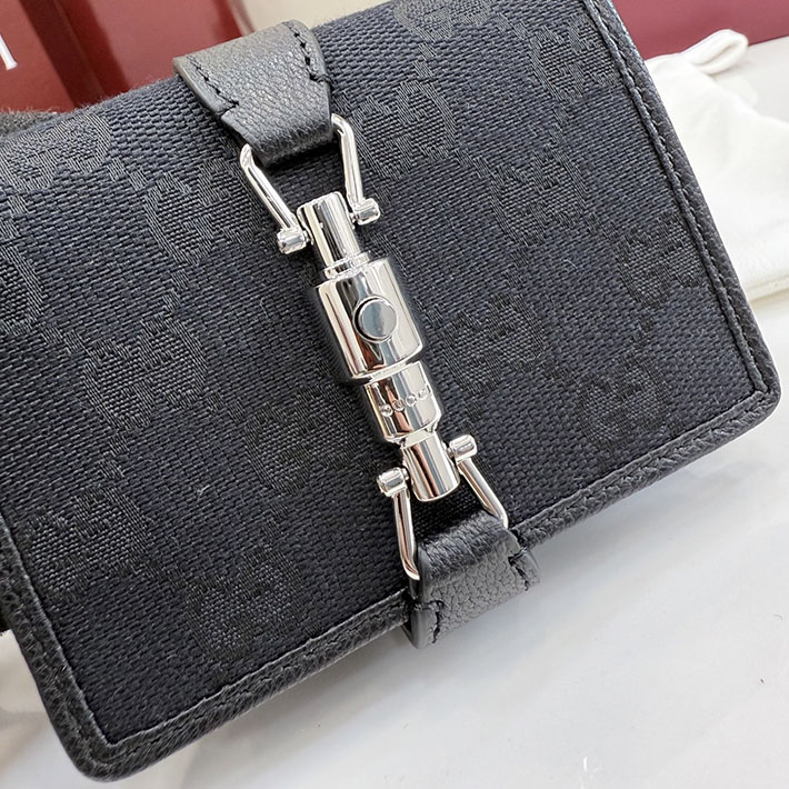 グッチ 財布 アウトレット GUCCI ジャッキー ミディアム ウォレット ブラック 867166 FAFV4 1000 グッチ 財布 安い - 画像 (10)