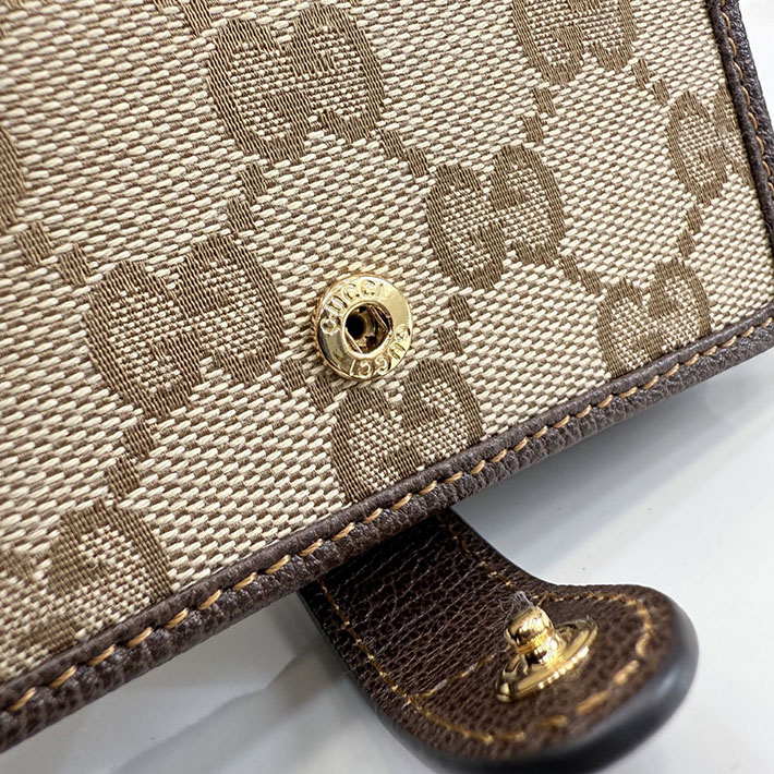 グッチ 財布 アウトレット GUCCI ジャッキー ミディアム ウォレット サンド&ダークブラウン 867166 FAFV2 9651 レディース グッチ 財布 - 画像 (3)