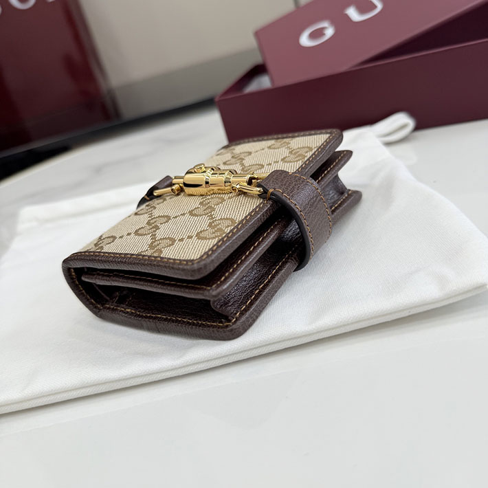 グッチ 財布 アウトレット GUCCI ジャッキー ミディアム ウォレット サンド&ダークブラウン 867166 FAFV2 9651 レディース グッチ 財布 - 画像 (2)