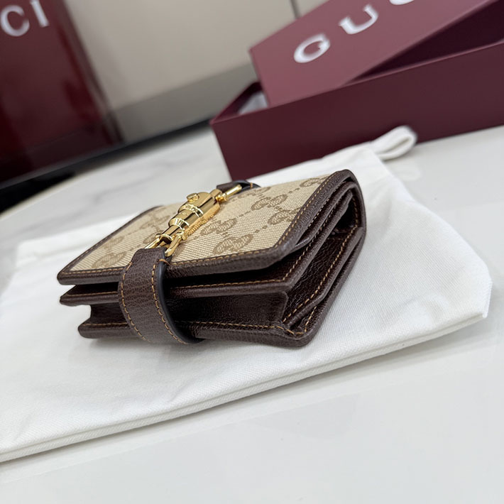 グッチ 財布 アウトレット GUCCI ジャッキー ミディアム ウォレット サンド&ダークブラウン 867166 FAFV2 9651 レディース グッチ 財布 - 画像 (10)