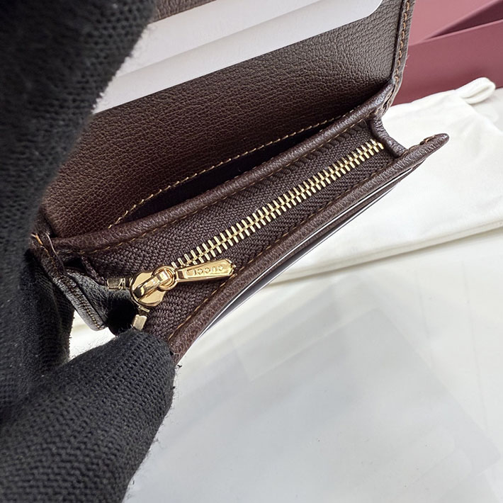 グッチ 財布 アウトレット GUCCI ジャッキー ミディアム ウォレット サンド&ダークブラウン 867166 FAFV2 9651 レディース グッチ 財布 - 画像 (6)