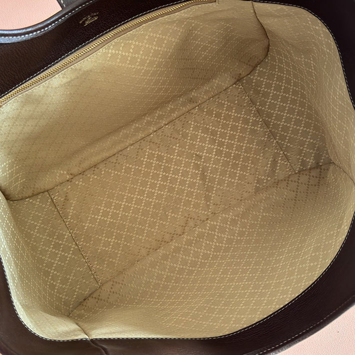 グッチ直営アウトレット店 GUCCI メルカート ミディアム トートバッグ サンド&ダークブラウン 866645 FAFV2 9651 グッチ バッグ アウトレット - 画像 (2)