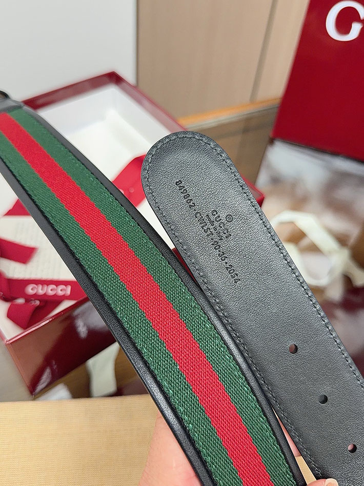 グッチ直営アウトレット店 Gucci インターロッキングG バックル付き リバーシブル レザー ベルト 849862 CWLST 2054 グッチ ベルト メンズ アウトレット - 画像 (3)