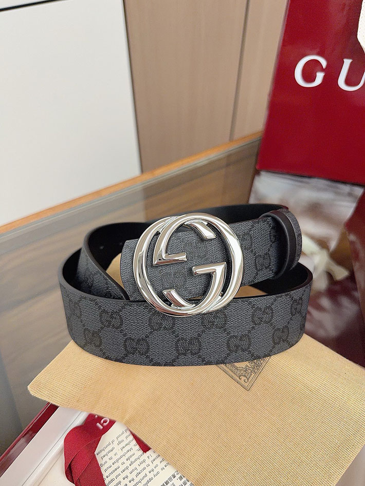 グッチ直営アウトレット店 Gucci インターロッキングG バックル付き リバーシブル レザー ベルト 2634282 グッチ ベルト アウトレット 価格 - 画像 (9)