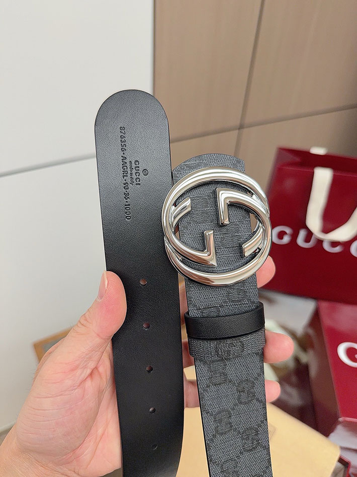グッチ直営アウトレット店 Gucci インターロッキングG バックル付き リバーシブル レザー ベルト 2634282 グッチ ベルト アウトレット 価格 - 画像 (8)