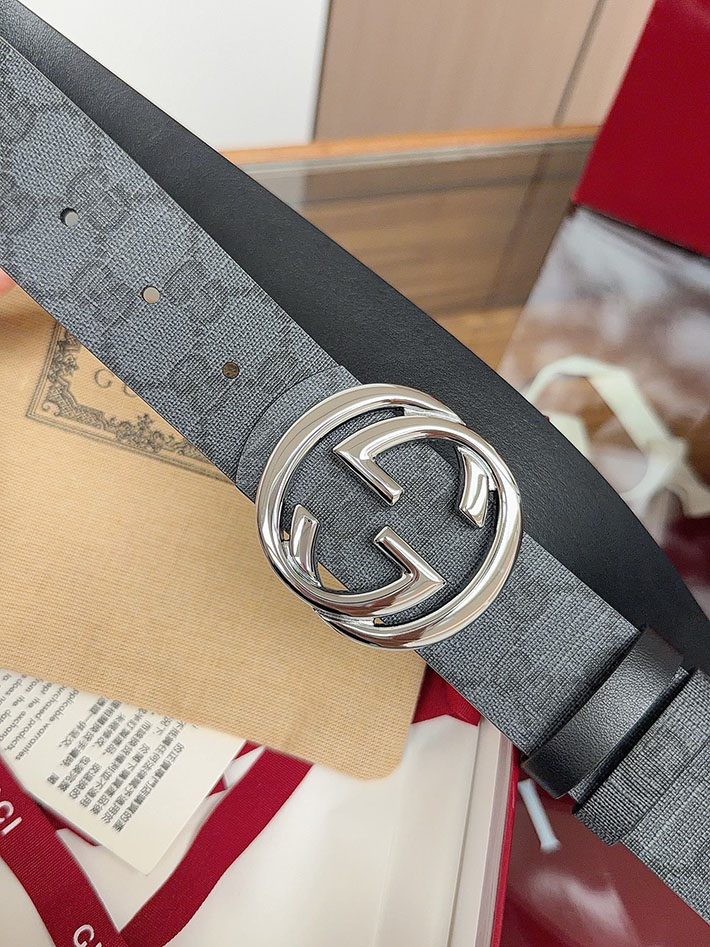 グッチ直営アウトレット店 Gucci インターロッキングG バックル付き リバーシブル レザー ベルト 2634282 グッチ ベルト アウトレット 価格 - 画像 (7)