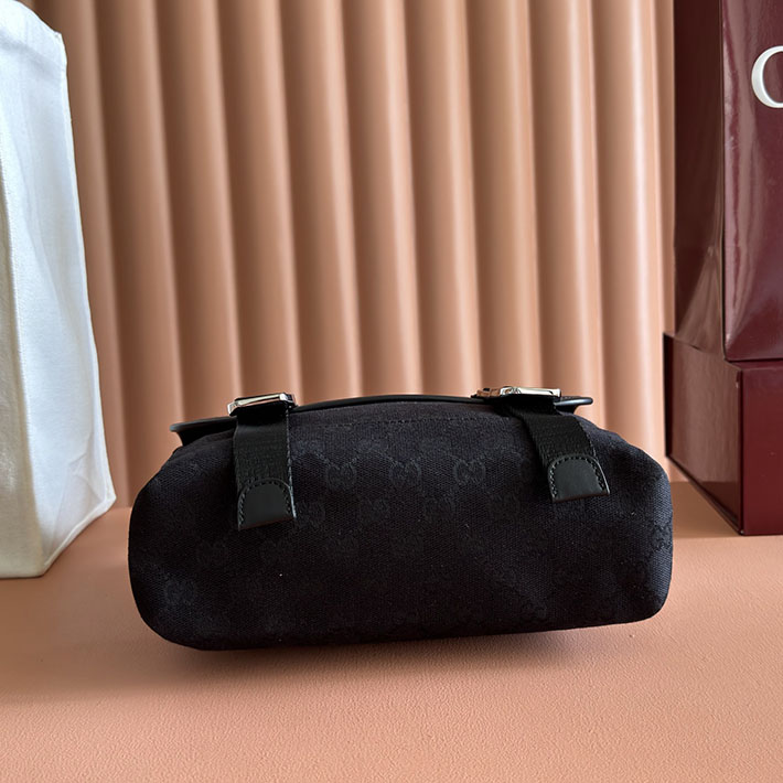 グッチ バッグ 人気 GUCCI GGキャンバス スモール クロスボディバッグ ブラック 854745 FAE8V 1000 グッチ バッグ メンズ アウトレット - 画像 (7)