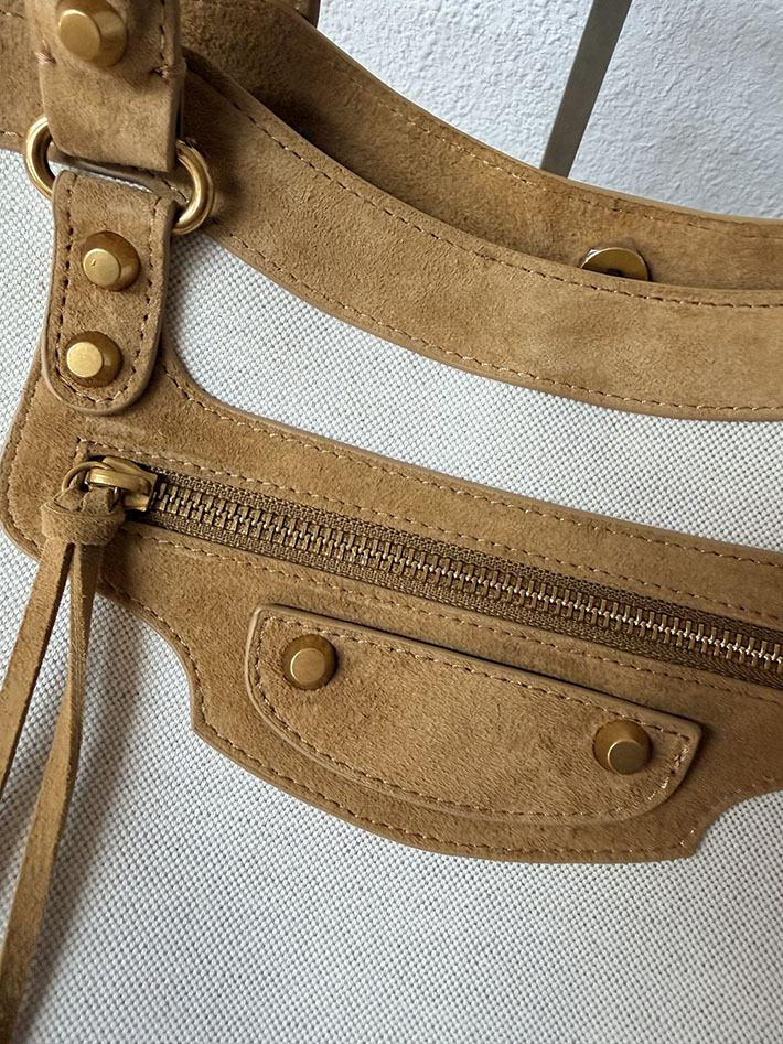バレンシアガ バッグ 人気 レディース BALENCIAGA Le City ビーチ トートバッグ ミディアム ベージュ/キャメル 8664682ACO59226 バレンシアガ トートバッグ ナイロン - 画像 (4)