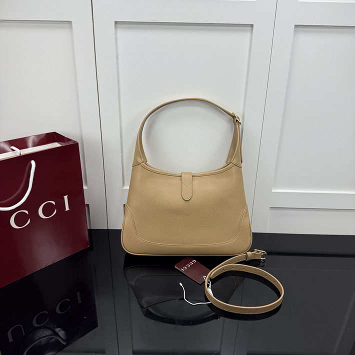 グッチ直営アウトレット店 GUCCI ジャッキー 1961 ミディアム ショルダーバッグ ダークベージュ 863136 AAGDJ 9703 グッチ バッグ 人気 - 画像 (7)