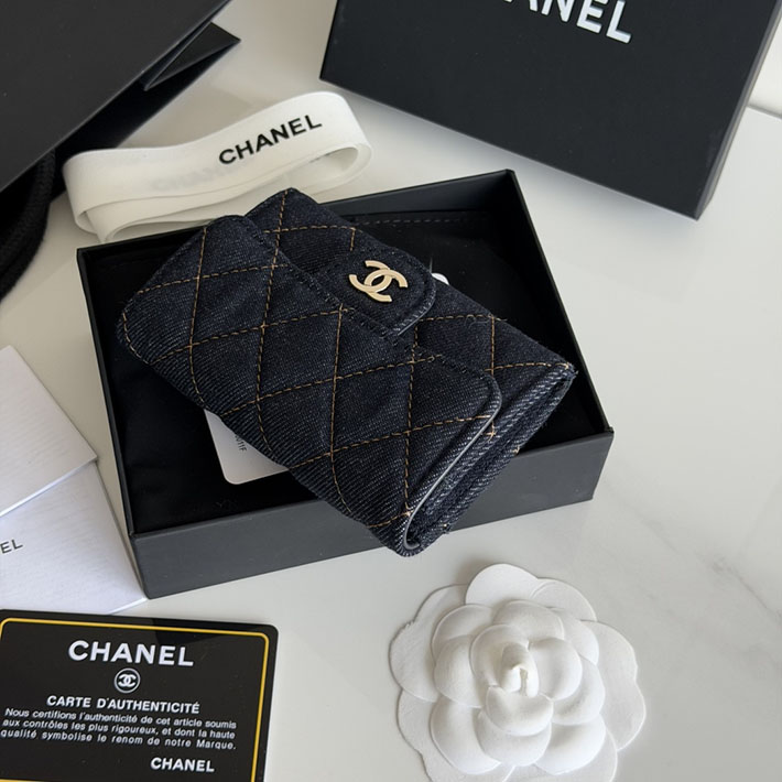 最高級シャネルスーパーコピー CHANEL クラシック フラップ カード ケース ダークブルー AP0214-B23492-U7663 シャネル カードケース 財布代わり - 画像 (9)