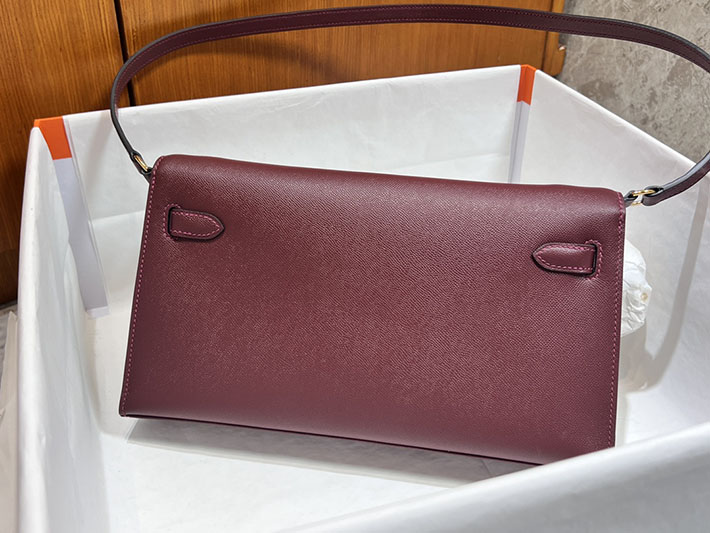 エルメスコピー通販 HERMES ケリーエラン ルージュアッシュ マダム ゴールド金具 ケリーエラン H085208CC55 ケリーエラン 定価 - 画像 (9)