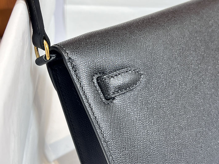 エルメスコピー通販 HERMES ケリーエラン 黒 ブラック マダム ゴールド金具 ケリーエラン H085208CC89 ケリーエラン 黒 - 画像 (7)