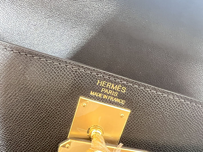 エルメスコピー通販 HERMES ケリーエラン 黒 ブラック マダム ゴールド金具 ケリーエラン H085208CC89 ケリーエラン 黒 - 画像 (4)