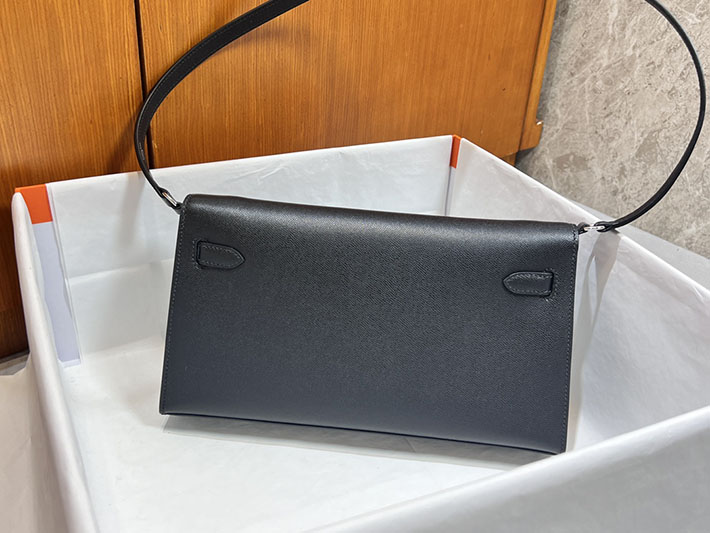 エルメスコピー通販 HERMES ケリーエラン 黒 ブラック マダム シルバー金具 ケリーエラン H085208CK189 ケリーエラン 人気 - 画像 (9)