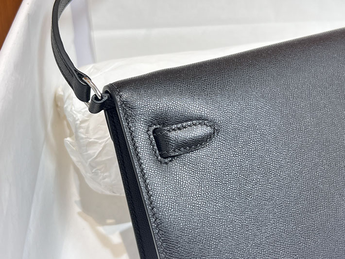 エルメスコピー通販 HERMES ケリーエラン 黒 ブラック マダム シルバー金具 ケリーエラン H085208CK189 ケリーエラン 人気 - 画像 (7)