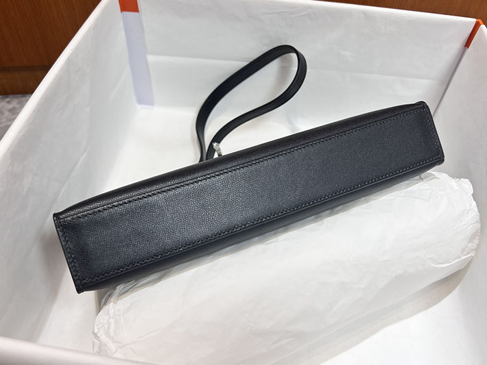 エルメスコピー通販 HERMES ケリーエラン 黒 ブラック マダム シルバー金具 ケリーエラン H085208CK189 ケリーエラン 人気 - 画像 (6)