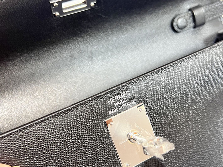 エルメスコピー通販 HERMES ケリーエラン 黒 ブラック マダム シルバー金具 ケリーエラン H085208CK189 ケリーエラン 人気 - 画像 (4)
