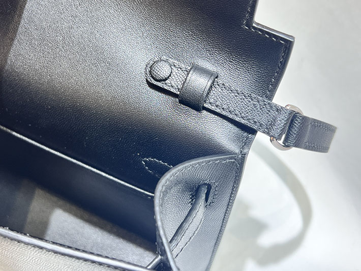 エルメスコピー通販 HERMES ケリーエラン 黒 ブラック マダム シルバー金具 ケリーエラン H085208CK189 ケリーエラン 人気 - 画像 (3)