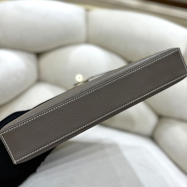エルメスコピー通販 HERMES ケリーエラン エトゥープ シェブルミゾル ゴールド金具 ケリーエラン H085885CC18 エルメス ケリーエラン - 画像 (5)