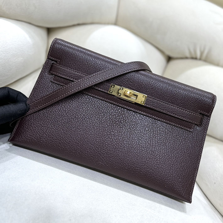 エルメスコピー通販 HERMES ケリーエラン ルージュセリエ シェブルミゾル ゴールド金具 ケリーエラン H085885CC0G ケリーエラン 新作 - 画像 (2)